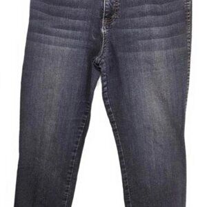 Democracy Women's Skinny Ab Technology Blue‎ Jeans  with Frayed Hem Size 10